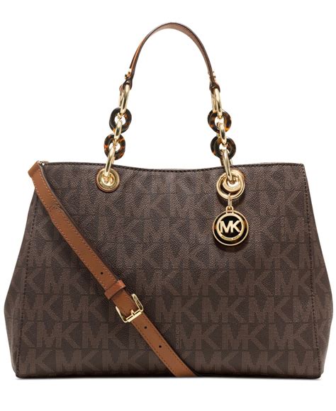 michael kors center zip bag cynthia|Michael Kors cynthia medium satchel.